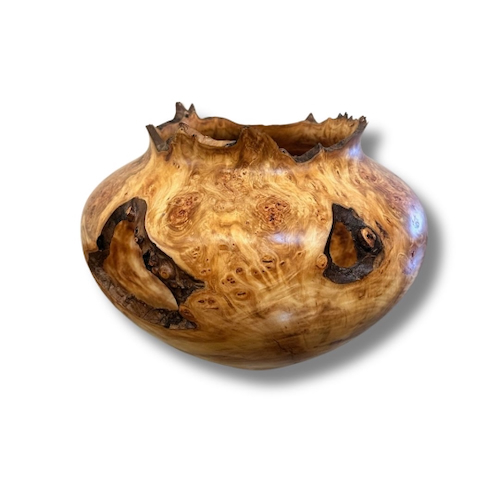 Click to view detail for JW-244 Colorado Aspen Burl Hollow Woodturning $600